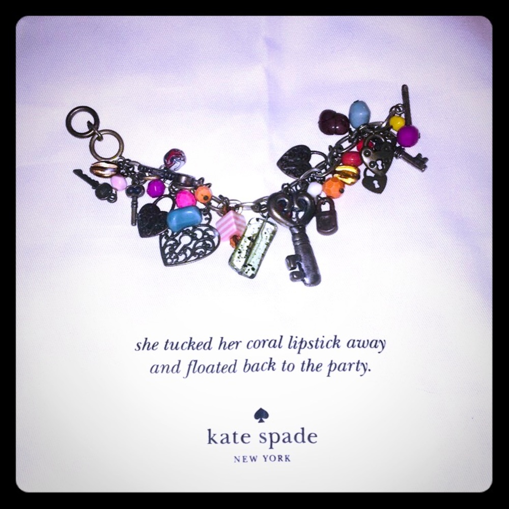 Chunky Colorful Charm Bracelet